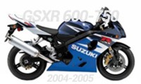 2004-2005 GSXR 600-750 Carénages