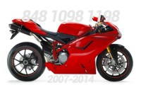 2007-2014 Ducati 848 1098 1198 Carénages