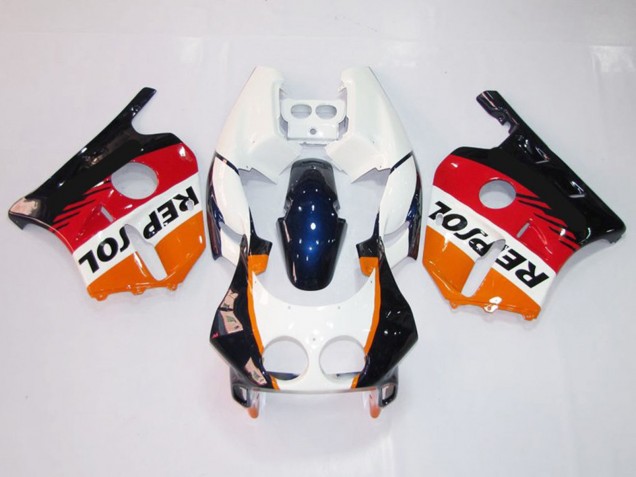 1990-1998 Blanc Repsol CBR250RR Carénage