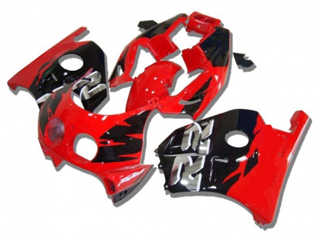 1990-1998 Rouge Noir Argent Rr CBR250RR Carénage 1990-1998 Rouge Noir Argent Rr CBR250RR Carénage