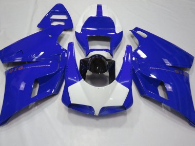 1993-2005 Bleu Brillant & Blanc Ducati 996 748 916 998 Carénage