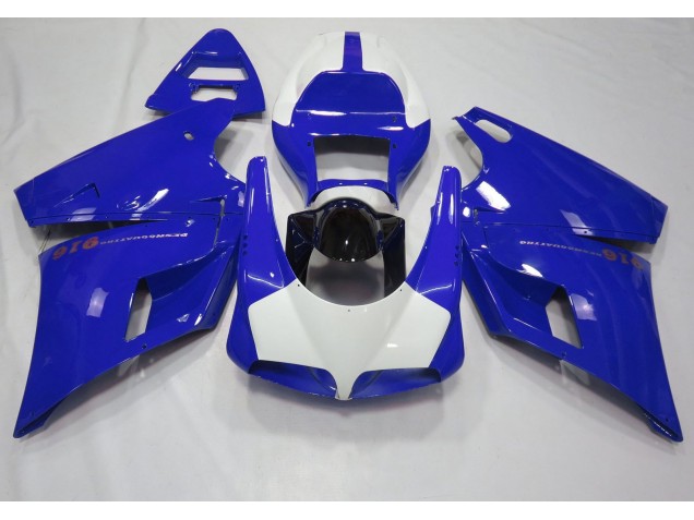 1993-2005 Bleu Brillant & Blanc Ducati 996 748 916 998 Carénage 1993-2005 Bleu Brillant & Blanc Ducati 996 748 916 998 Carénage