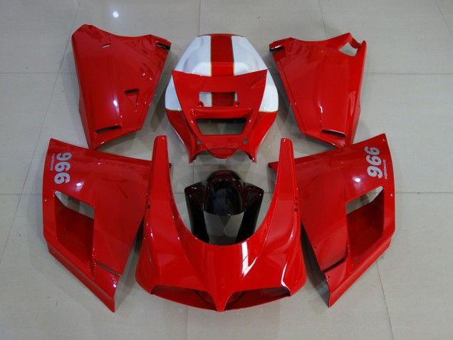1993-2005 Rouge Brillant Ducati 996 748 916 998 Carénage 1993-2005 Rouge Brillant Ducati 996 748 916 998 Carénage