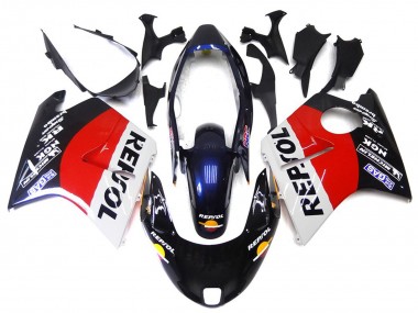 1996-2007 Rouge Noir & Blanc Repsol CBR1100XX Carénage