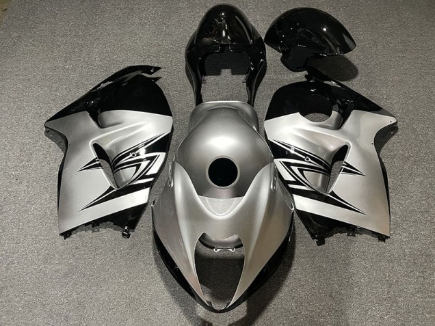 1997-2007 Argent & Noir GSXR 1300 Carénage 1997-2007 Argent & Noir GSXR 1300 Carénage