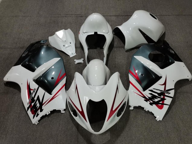 1997-2007 Blanc Bleu Clair & Rouge GSXR 1300 Carénage 1997-2007 Blanc Bleu Clair & Rouge GSXR 1300 Carénage