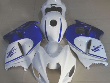 1997-2007 Blanc Brillant & Bleu Profond GSXR 1300 Carénage