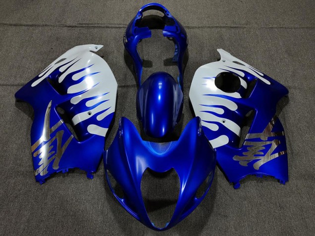 1997-2007 Bleu Brillant & Blanc GSXR 1300 Carénage 1997-2007 Bleu Brillant & Blanc GSXR 1300 Carénage