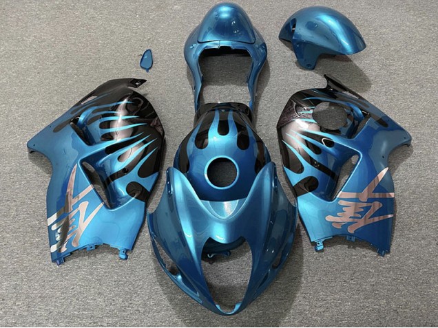 1997-2007 Bleu Ciel & Noir GSXR 1300 Carénage 1997-2007 Bleu Ciel & Noir GSXR 1300 Carénage