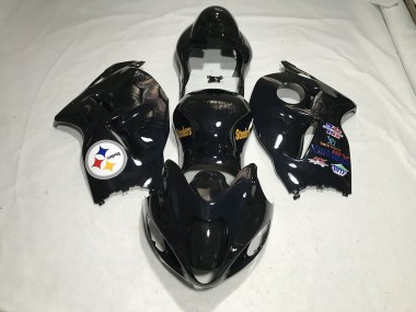 1997-2007 Logo De L'Équipe Noir Brillant GSXR 1300 Carénage