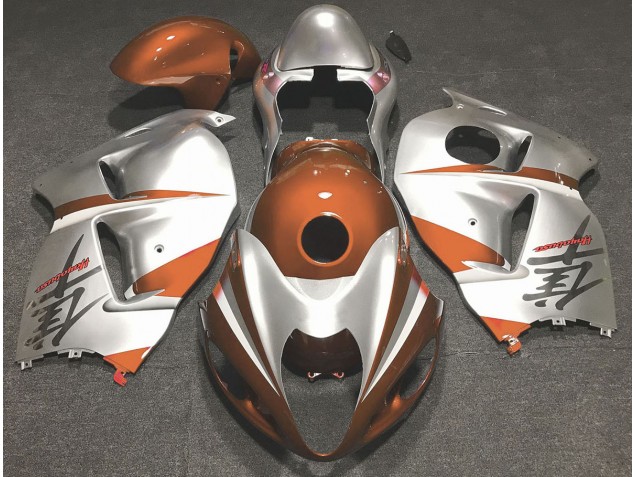 1997-2007 Orange Brillant & Argent GSXR 1300 Carénage 1997-2007 Orange Brillant & Argent GSXR 1300 Carénage
