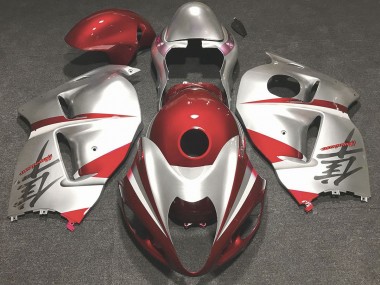 1997-2007 Rouge Brillant & Argent GSXR 1300 Carénage