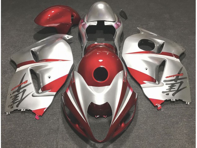 1997-2007 Rouge Brillant & Argent GSXR 1300 Carénage 1997-2007 Rouge Brillant & Argent GSXR 1300 Carénage