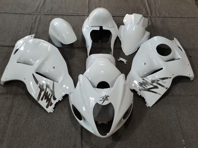 1997-2007 Style Blanc Brillant OEM Avec Décalcomanies Argentées GSXR 1300 Carénage 1997-2007 Style Blanc Brillant OEM Avec Décalcomanies Argentées GSXR 1300 Carénage