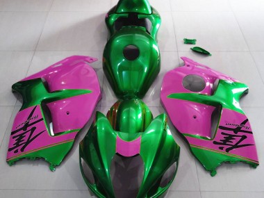 1997-2007 Vert Brillant & Rose GSXR 1300 Carénage
