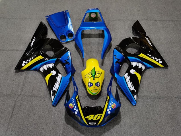 1998-2002 Requin Bleu & Jaune R6 Carénage