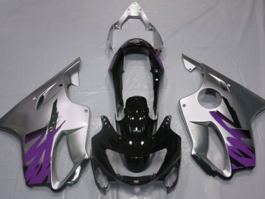 1999-2000 Argent Brillant & Violet CBR600 F4 Carénage