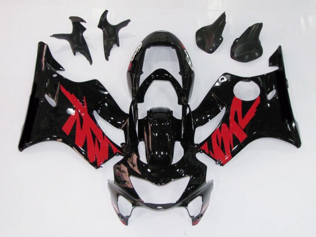 1999-2000 Autocollant Rouge Noir Brillant CBR600 F4 Carénage