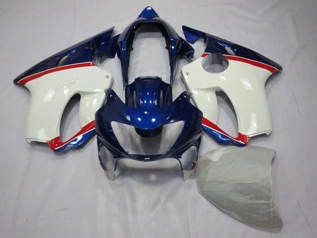 1999-2000 Bleu Profond Blanc & Rouge CBR600 F4 Carénage 1999-2000 Bleu Profond Blanc & Rouge CBR600 F4 Carénage