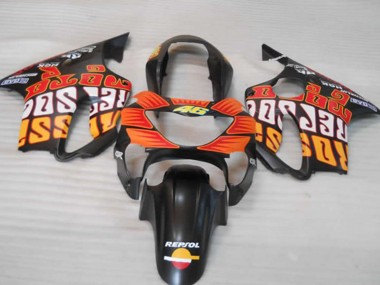 1999-2000 Orange Mat Noir & Rouge CBR600 F4 Carénage