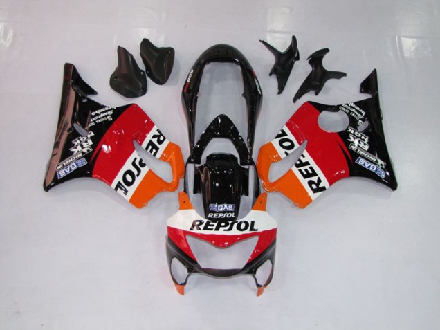 1999-2000 Repsol Rouge Orange & Noir CBR600 F4 Carénage 1999-2000 Repsol Rouge Orange & Noir CBR600 F4 Carénage