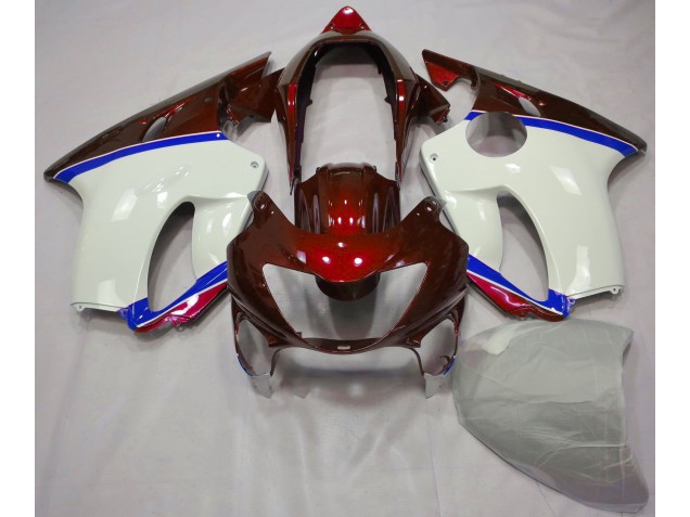 1999-2000 Rouge Profond & Bleu CBR600 F4 Carénage 1999-2000 Rouge Profond & Bleu CBR600 F4 Carénage