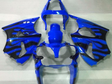2000-2002 Bleu & Noir Flamme ZX6R Carénage