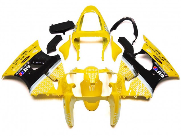 2000-2002 Jaune Brillant 1 ZX6R Carénage 2000-2002 Jaune Brillant 1 ZX6R Carénage