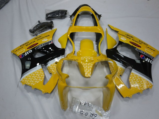 2000-2002 Jaune Elf ZX6R Carénage 2000-2002 Jaune Elf ZX6R Carénage