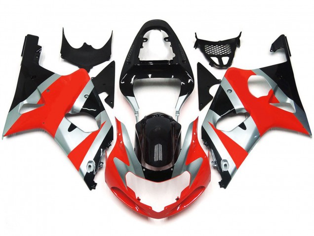 2000-2002 Kit De Style Rouge Brillant OEM GSXR 1000 Carénage 2000-2002 Kit De Style Rouge Brillant OEM GSXR 1000 Carénage