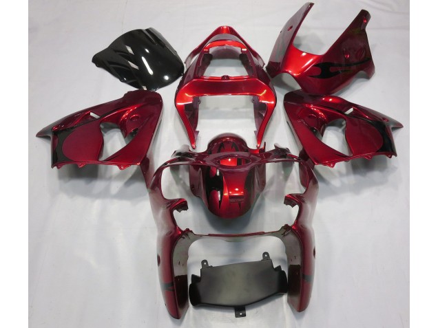 2000-2002 Rouge Métallisé ZX6R Carénage 2000-2002 Rouge Métallisé ZX6R Carénage