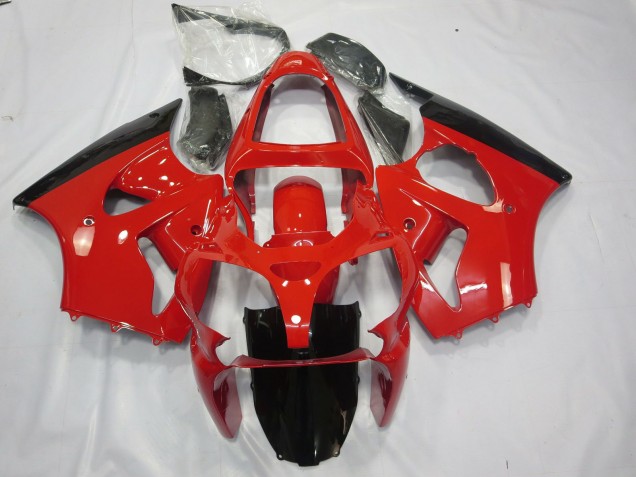 2000-2002 Rouge & Noir ZX6R Carénage 2000-2002 Rouge & Noir ZX6R Carénage