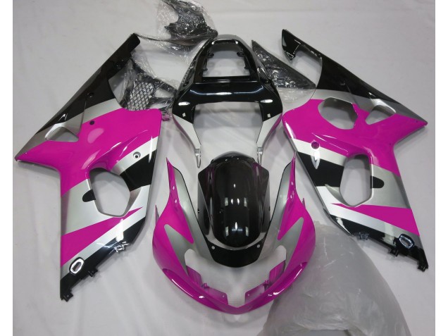 2000-2002 Style Argent Rose OEM GSXR 1000 Carénage 2000-2002 Style Argent Rose OEM GSXR 1000 Carénage