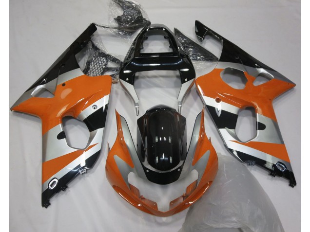 2000-2002 Style Orange Argent OEM GSXR 1000 Carénage 2000-2002 Style Orange Argent OEM GSXR 1000 Carénage