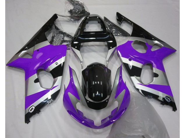 2000-2002 Style Violet Argent OEM GSXR 1000 Carénage 2000-2002 Style Violet Argent OEM GSXR 1000 Carénage