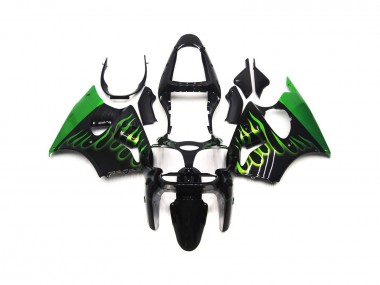 2000-2002 Vert Brillant Flamme Uni ZX6R Carénage