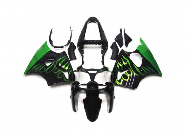 2000-2002 Vert Brillant Flamme Uni ZX6R Carénage
