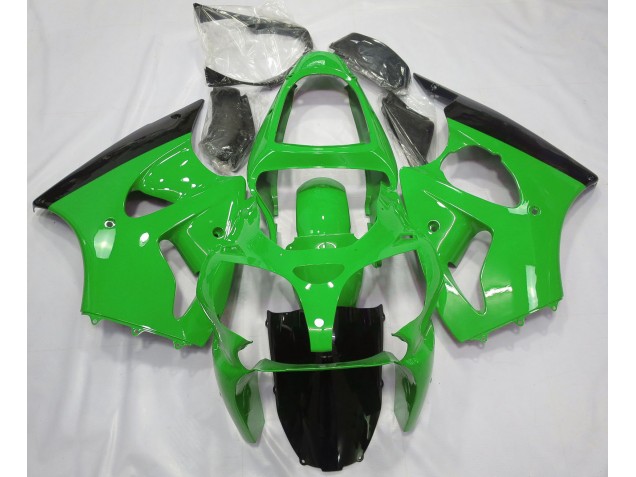 2000-2002 Vert Brillant & Noir ZX6R Carénage 2000-2002 Vert Brillant & Noir ZX6R Carénage