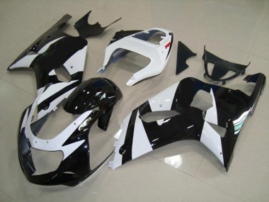 2001-2003 Blanc & Noir GSXR 600-750 Carénage