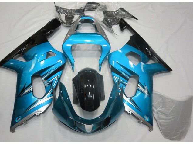 2001-2003 Bleu Clair & Argent GSXR 600-750 Carénage 2001-2003 Bleu Clair & Argent GSXR 600-750 Carénage