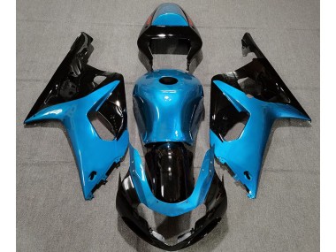 2001-2003 Bleu Clair Brillant & Noir GSXR 600-750 Carénage