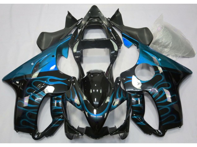 2001-2003 Bleu Clair Flamme CBR600 F4i Carénage 2001-2003 Bleu Clair Flamme CBR600 F4i Carénage