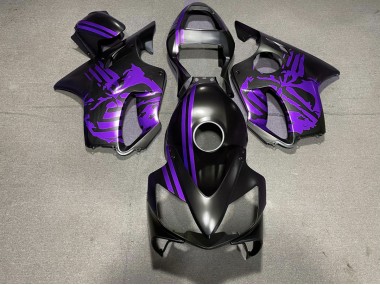 2001-2003 Crane Noir Mat & Violet CBR600 F4i Carénage
