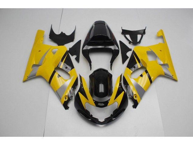 2001-2003 Jaune & Noir GSXR 600-750 Carénage 2001-2003 Jaune & Noir GSXR 600-750 Carénage