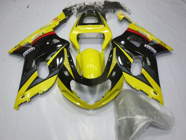 2001-2003 Jaune Noir & Gris GSXR 600-750 Carénage 2001-2003 Jaune Noir & Gris GSXR 600-750 Carénage