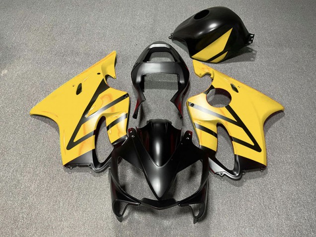 2001-2003 Noir Mat & Jaune CBR600 F4i Carénage