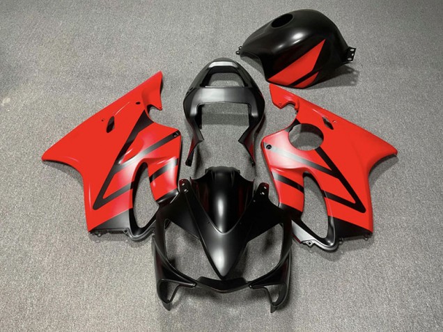2001-2003 Noir Mat & Rouge CBR600 F4i Carénage 2001-2003 Noir Mat & Rouge CBR600 F4i Carénage
