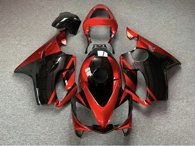 2001-2003 Rouge Brillant & Noir CBR600 F4i Carénage 2001-2003 Rouge Brillant & Noir CBR600 F4i Carénage