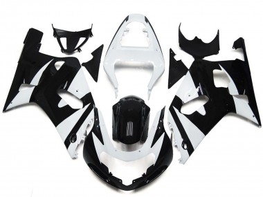 2001-2003 Style Blanc & Noir OEM GSXR 600-750 Carénage