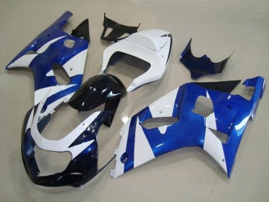 2001-2003 Style Bleu & Blanc OEM GSXR 600-750 Carénage